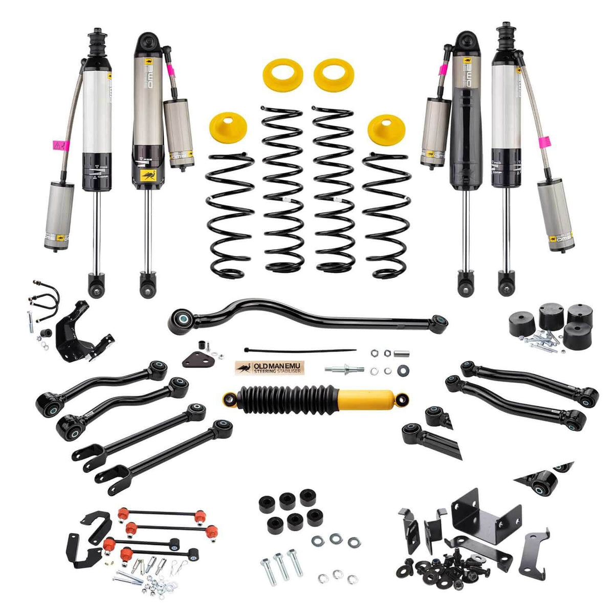 Old Man Emu 07-18 Jeep Wrangler JK BP-51 Bypass 0"/0" Standard Load w/ Control Arms Lift Kit