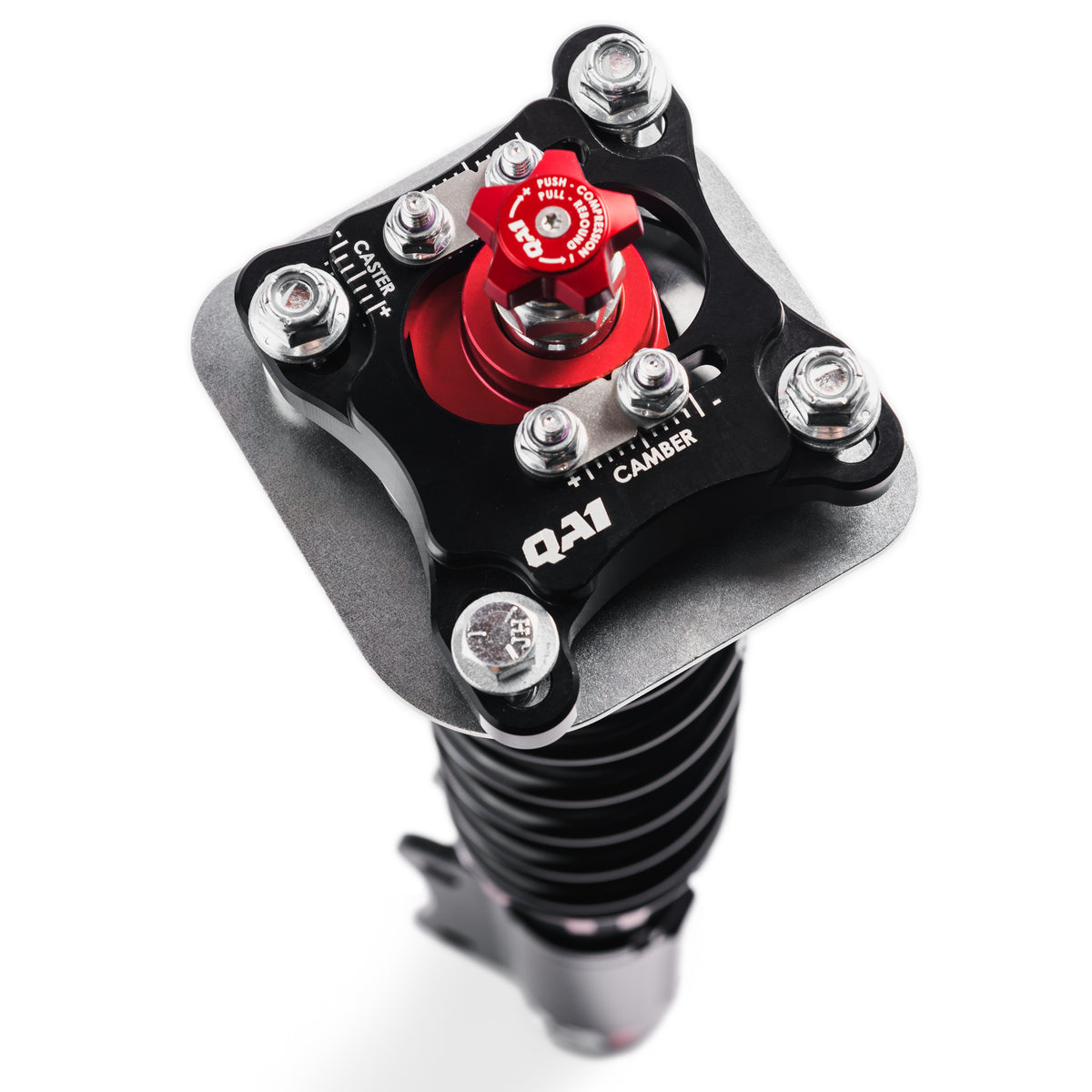 QA1 Coilover Strut Kit | 1994-2004 Ford Mustang (Front) - Double Adjustable, 12" Spring, 200 lb/in