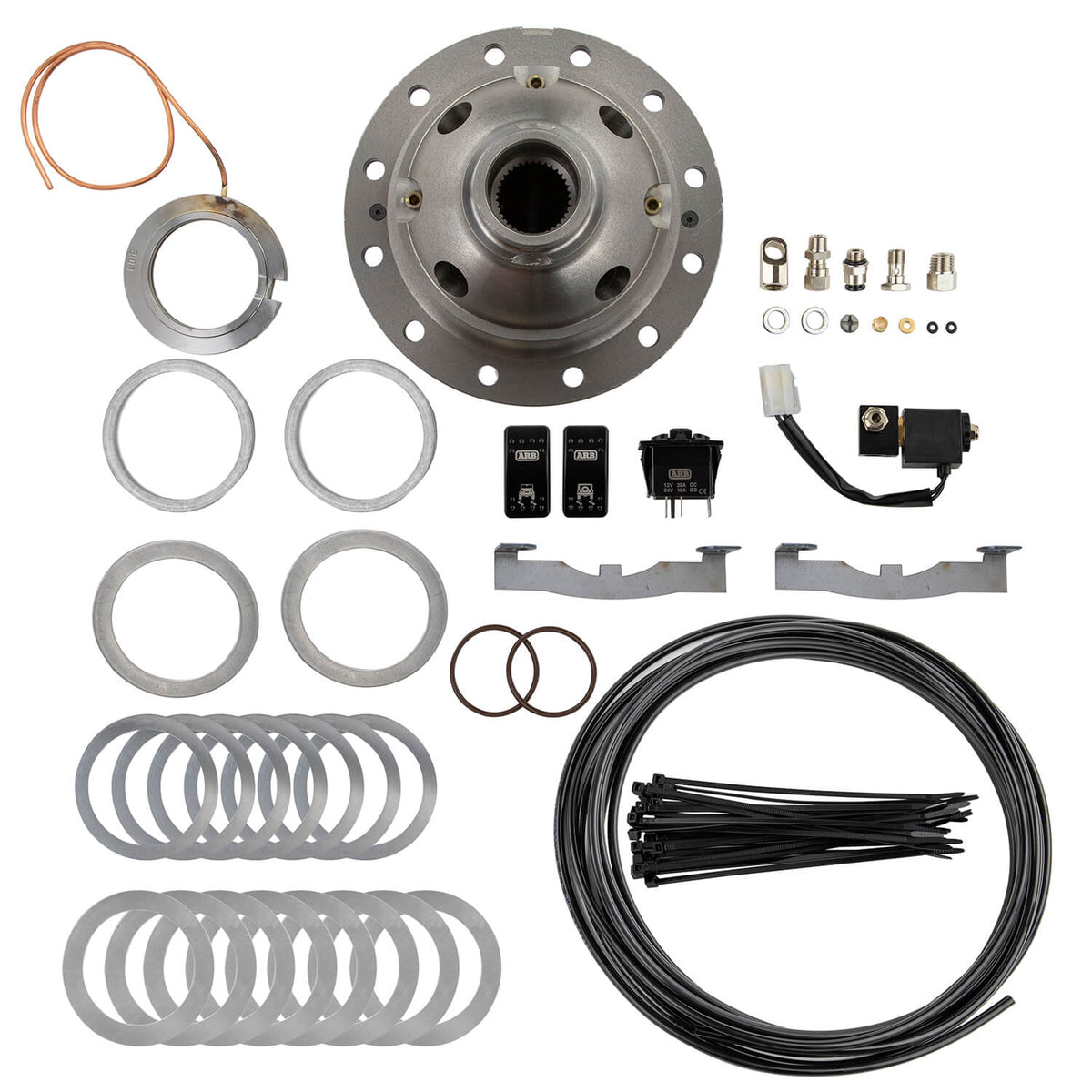 77-02 Ford E-350 Econoline Club Wagon ARB Air Locker Differential Dana 70 Full Float 10.5 in Rear 35-Spline 4.56+