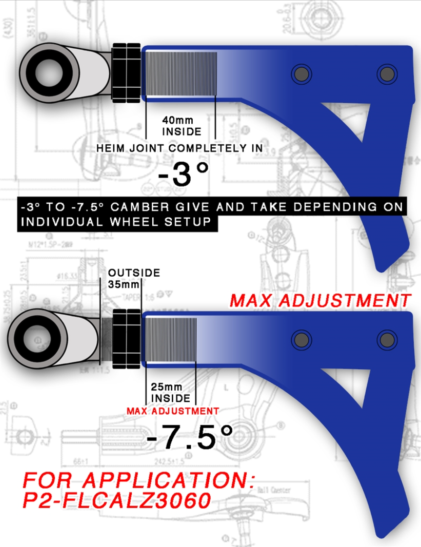 93-98 Toyota Supra Phase 2 Motortrend ADJUSTABLE FRONT LOWER CONTROL ARMS
