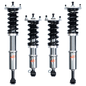 96-01 NISSAN STAGEA AWD (REAR FORK MOUNTS) RS/X FOUR AND 260RS SILVERS COILOVERS - NEOMAX