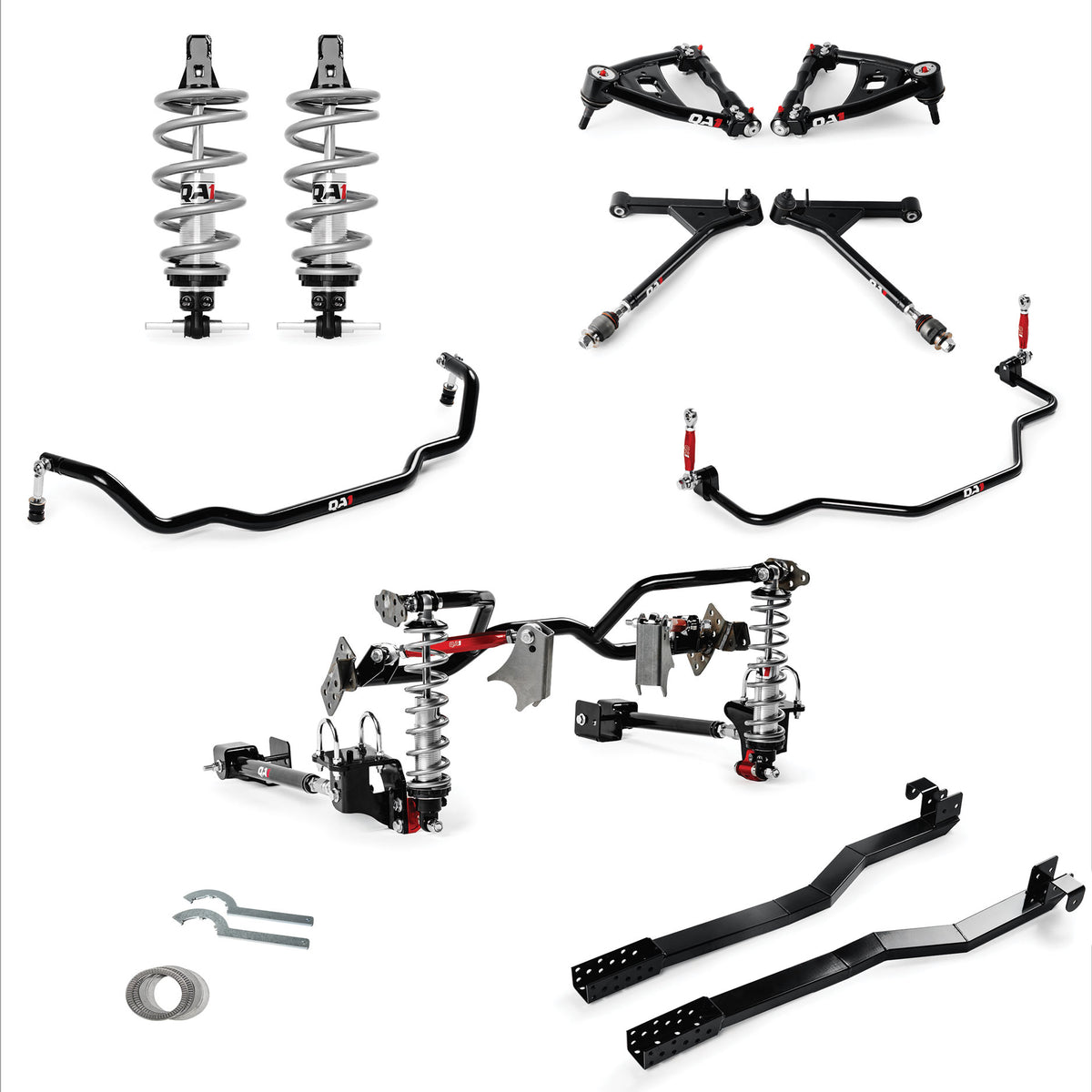 QA1 Handlink Kit 2 | 1967-1970 Ford Mustang (Front and Rear) - Level 2, Handling Kit