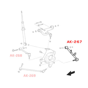 01-06 Lexus LS430 Godspeed Adjustable Lower Rear Camber Arms