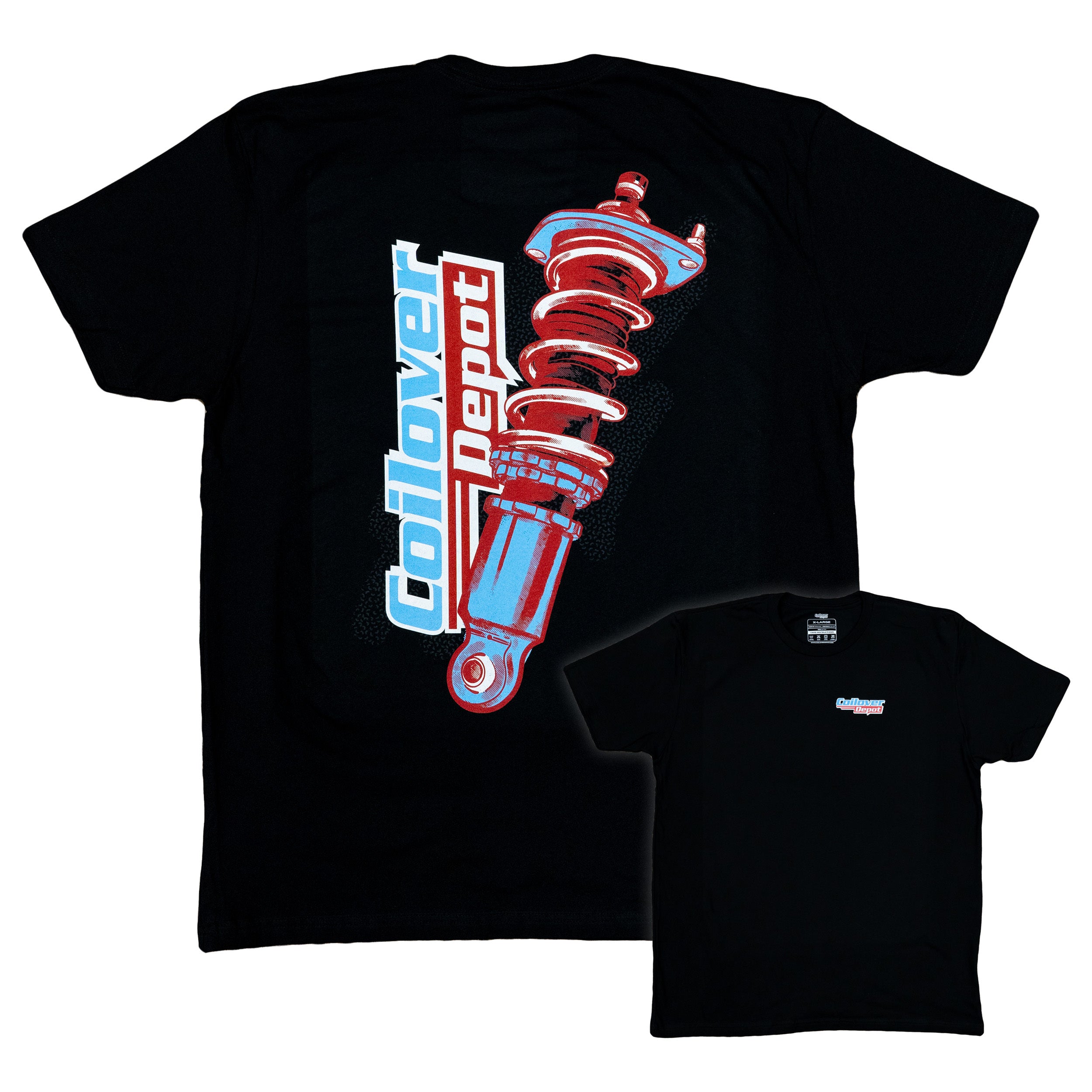 Coilover Depot Coilover logo graphic tee - coiloverdepot.com