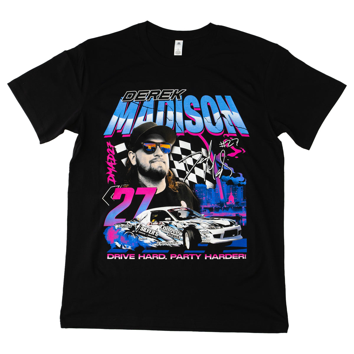 Derek Madison Nascar Style Graphic Tee