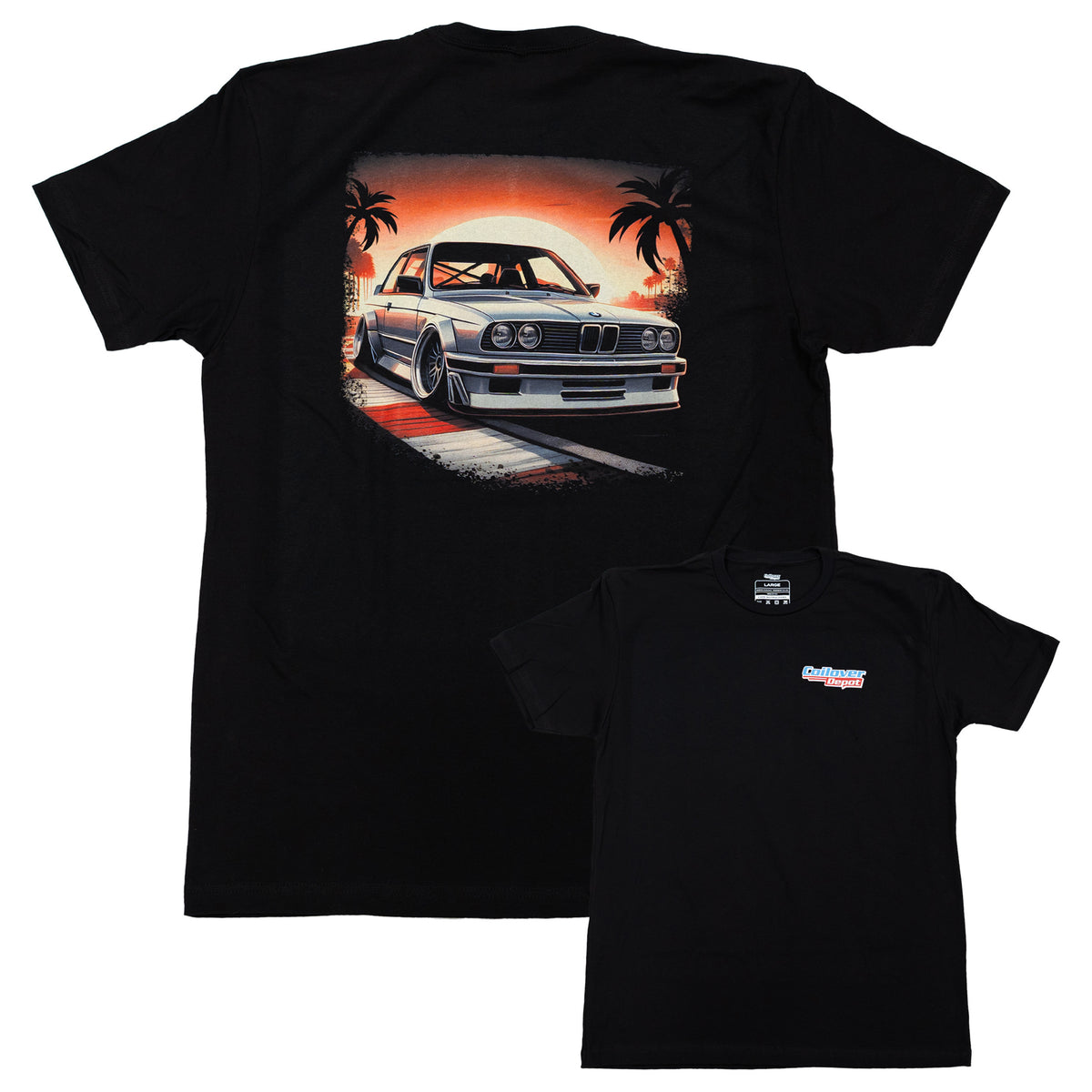 Coilover Depot E30 BMW Sunset T Shirt