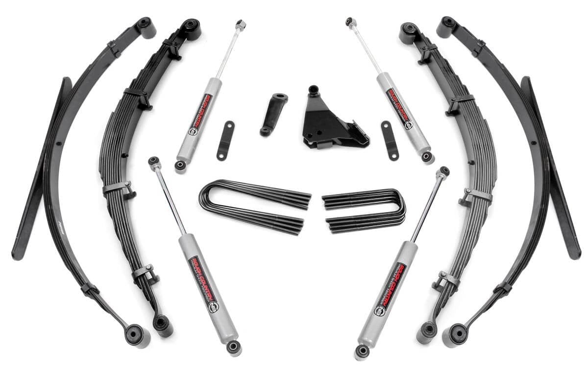 99-04 Ford F-250/F-350 Super Duty 4WD 6 Inch Lift Kit | Rear Springs - Rough Country