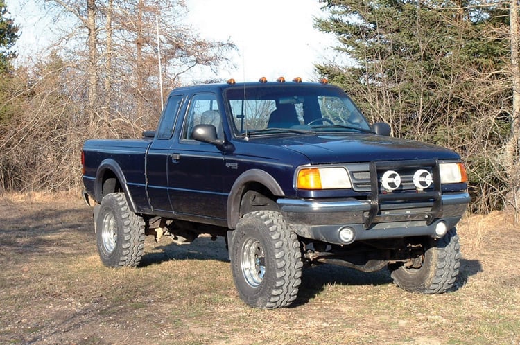 83-97 Ford Ranger 4WD 4 Inch Lift Kit | Rear Springs - Rough Country
