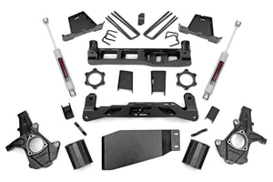 07-13 Chevy Silverado & GMC Sierra 1500 4WD 7.5 Inch Lift Kit - Rough Country