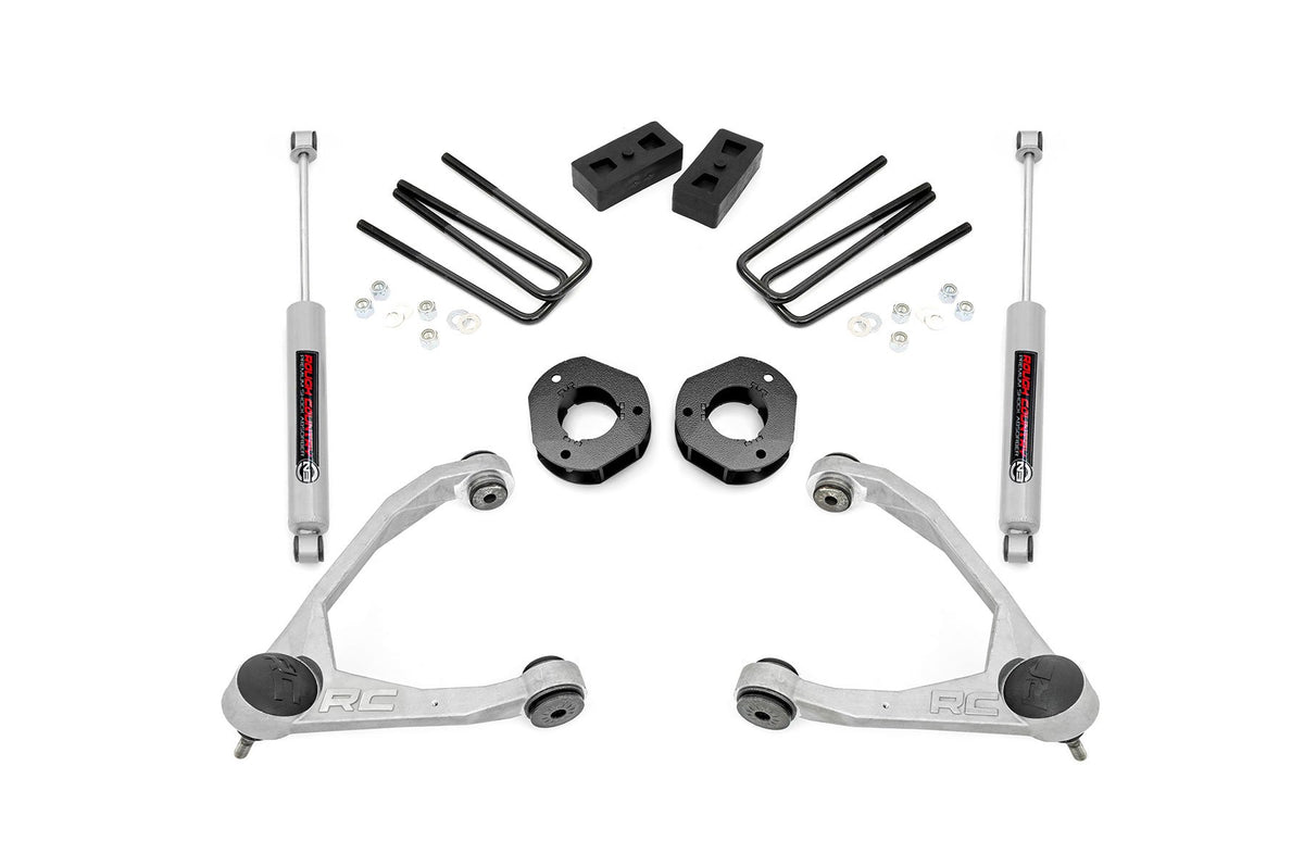 07-16 Chevy/GMC 1500 RWD 3.5 Inch Lift Kit - Rough Country