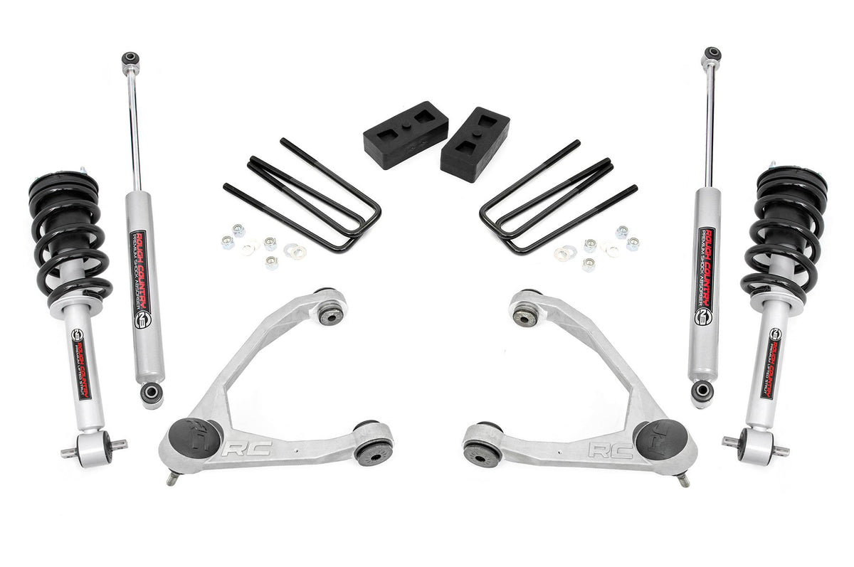 07-16 Chevy/GMC 1500 RWD 3.5 Inch Lift Kit - Rough Country