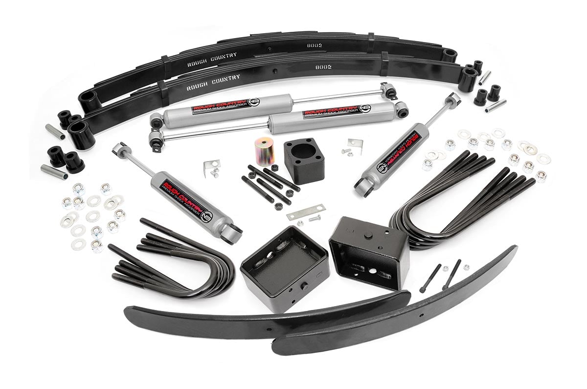 77-87 Chevy/GMC C30/K30 C35/K35 Truck 4WD 6 Inch Lift Kit | Rear Blocks - Rough Country