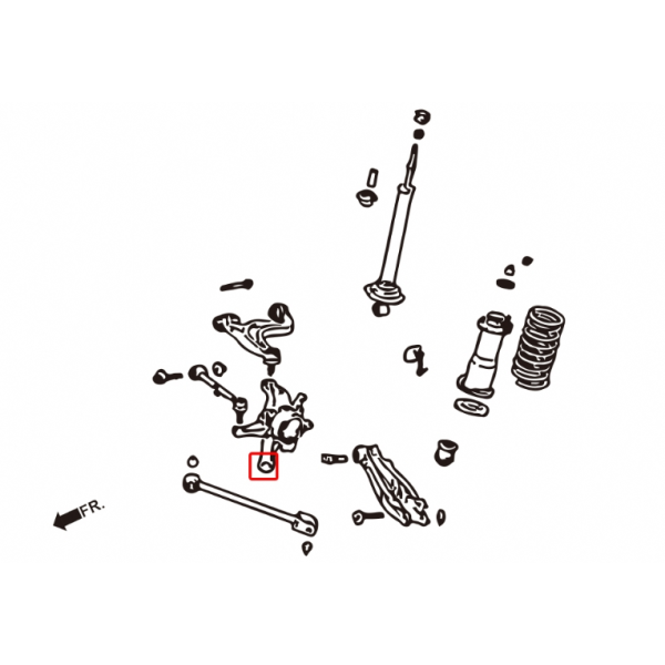 01-05 Lexus IS300 Rear Knuckle Bushings - Megan Racing