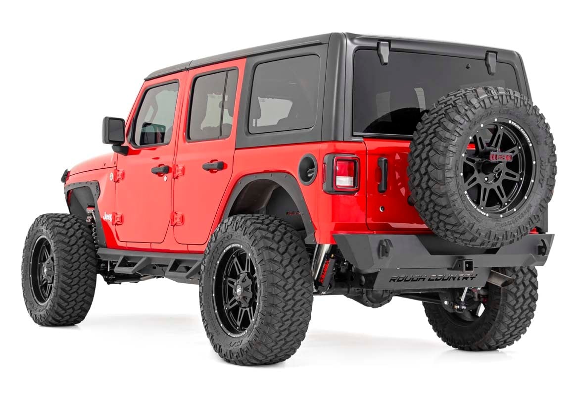 24-26 Jeep Wrangler Unlimited 4WD 3.5 Inch Lift Kit | Adj Lower | FR D/S - Rough Country
