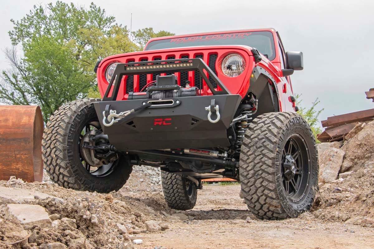 24-26 Jeep Wrangler Unlimited 4WD 3.5 Inch Lift Kit | Adj Lower | FR D/S - Rough Country