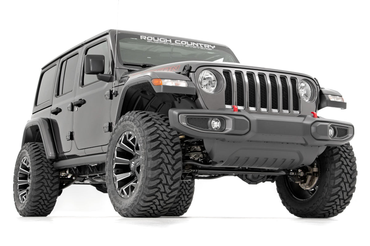 24-26 Jeep Wrangler Unlimited Rubicon 4WD 2.5 Inch Lift Kit | Coils - Rough Country