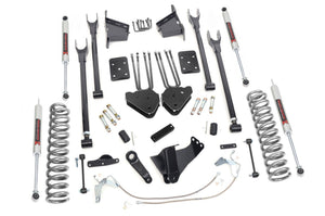 08-10 Ford F-250/F-350 Super Duty 4WD 8 Inch Lift Kit | 4 Link - Rough Country