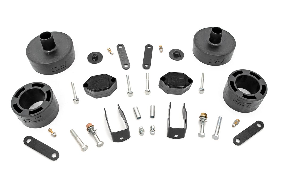 07-18 Jeep Wrangler/Unlimited 2.5 Inch Lift Kit | Spacers - Rough Country