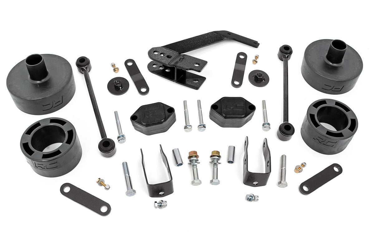 07-18 Jeep Wrangler/Unlimited 2.5 Inch Lift Kit | Spacers | Series II - Rough Country