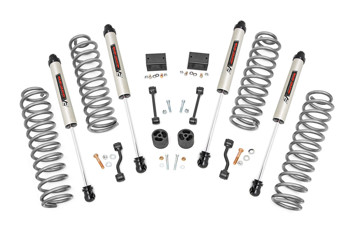 18-23 Jeep Wrangler Unlimited 4WD 2.5 Inch Lift Kit | Coils - Rough Country
