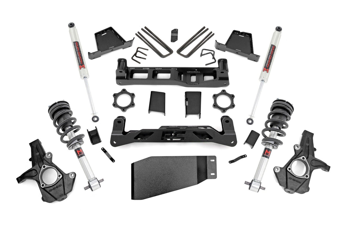 07-13 Chevy Silverado & GMC Sierra 1500 4WD 6 Inch Lift Kit - Rough Country