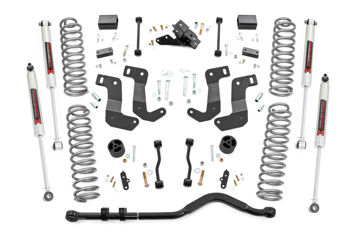 24-26 Jeep Wrangler Unlimited 4WD 3.5 Inch Lift Kit | C/A Drop - Rough Country
