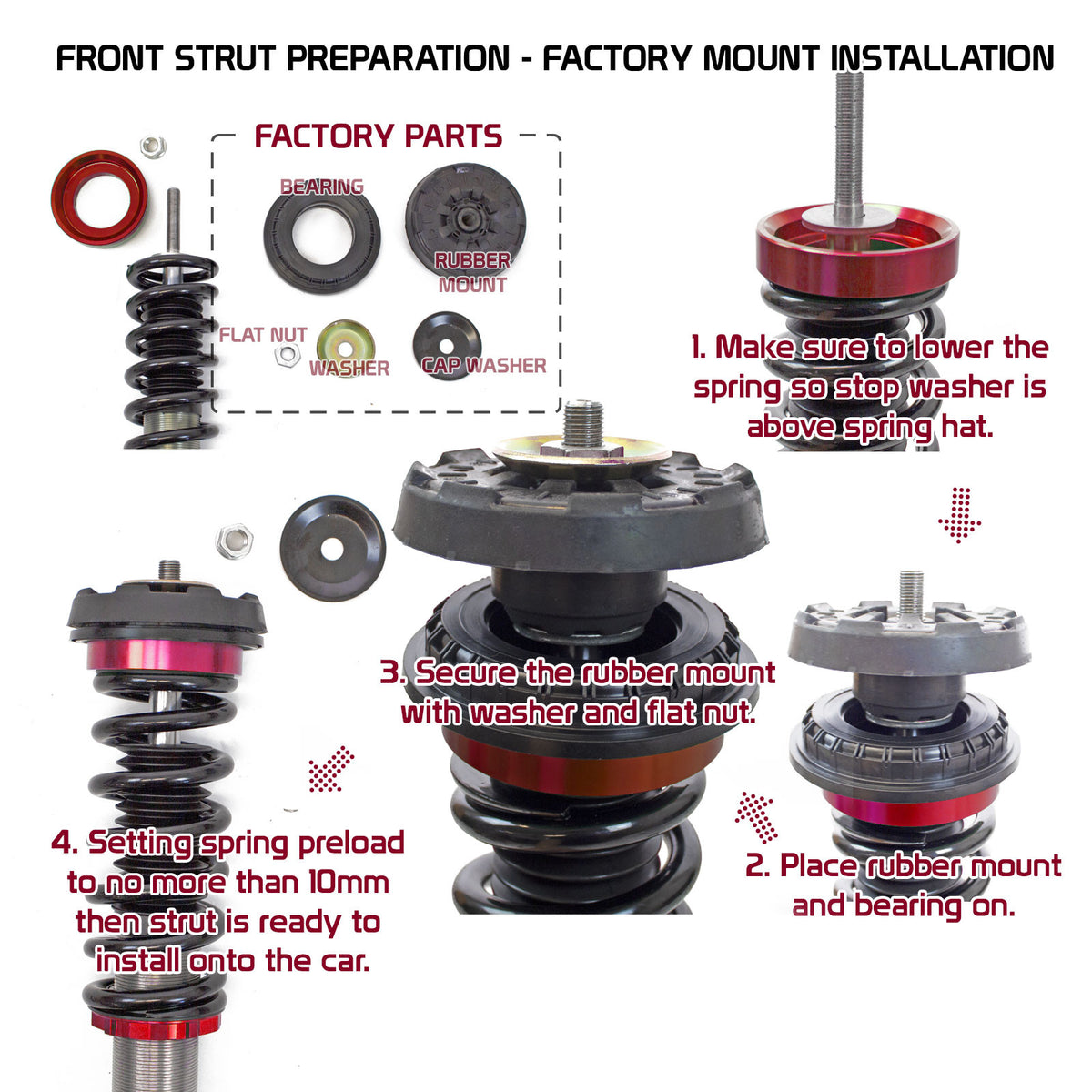10-15 Chevrolet Camaro GodSpeed Coilovers- MAXX