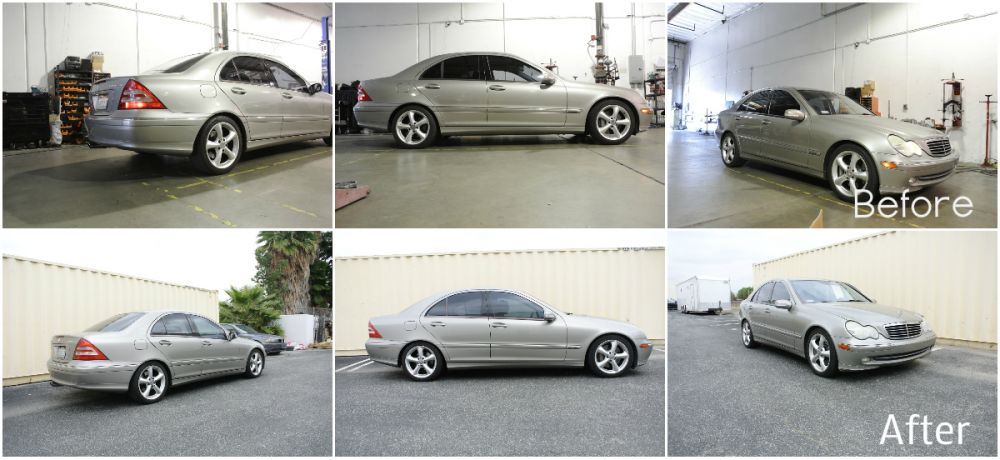 MR-LS-MBW203-Mercedes-C-Class-RWD-Lowering-Springs-
