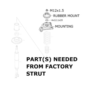 05-11 Audi A6 FWD/AWD Godspeed Coilovers- MonoRS