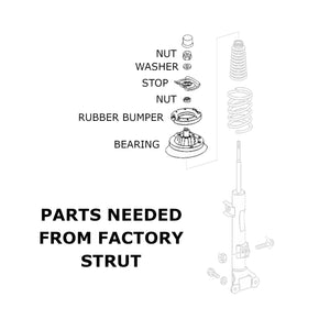 01-07 Mercedes C Class W203 Godspeed Coilovers- MonoRS