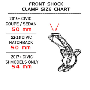 22-25 Honda Civic Hatchback Godspeed Coilovers- MonoSS