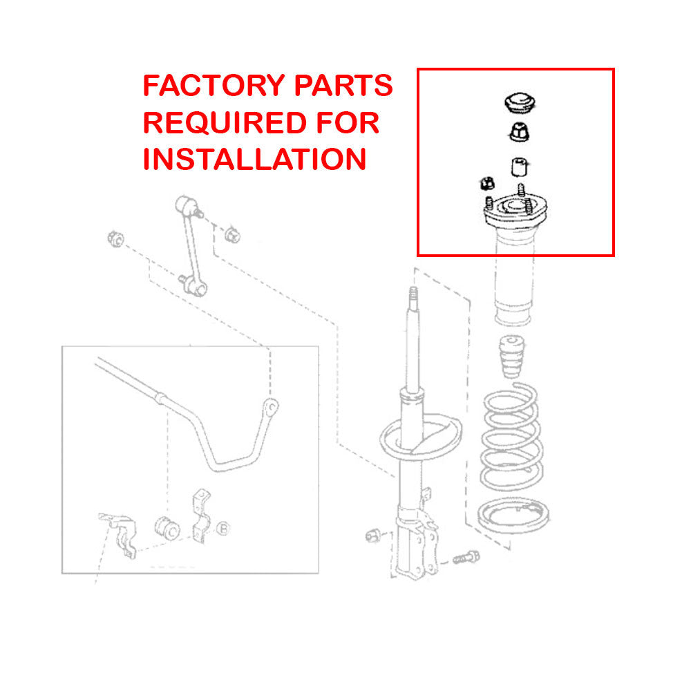 02-06 Lexus ES300 / ES350 (XV30) Godspeed Coilovers- MonoSS