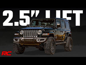 18-23 Jeep Wrangler Unlimited 4WD 2.5 Inch Lift Kit | Coils - Rough Country