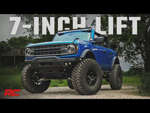 21-25 Ford Bronco 4 Door Base 4WD 7 Inch Lift Kit - Rough Country
