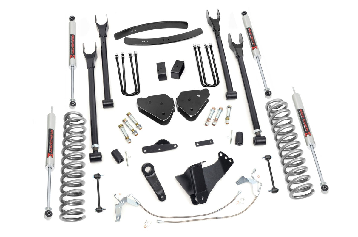 08-10 Ford F-250/F-350 Super Duty 4WD 6 Inch Lift Kit | 4 Link - Rough Country