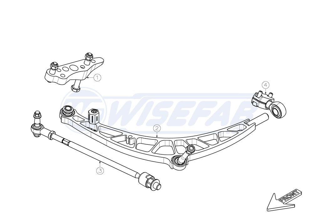 WF046N-BMW-3-Series--Front-Narrow-Drift-Angle-Lock-Kit-