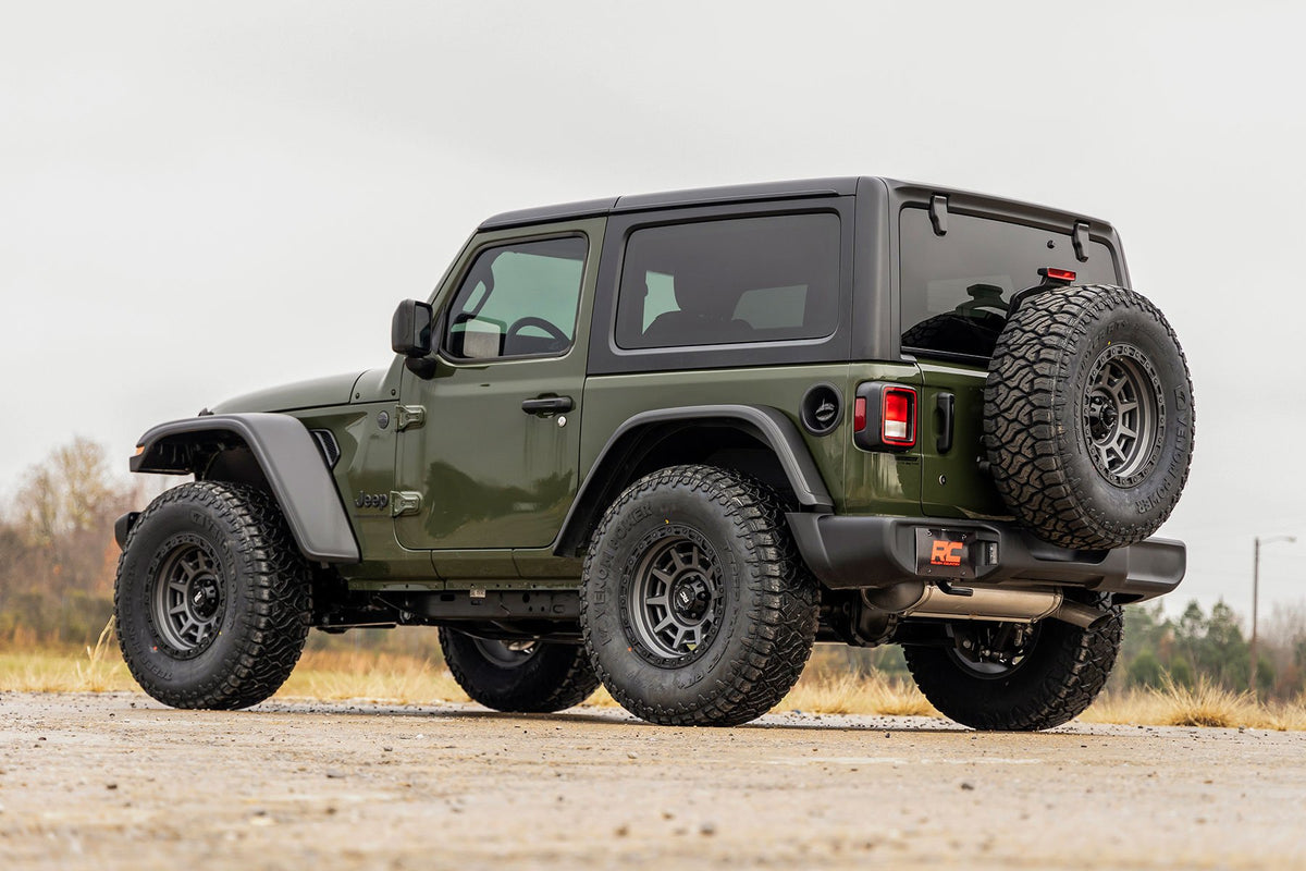 24-26 Jeep Wrangler JL Rubicon 4WD 3.5 Inch Lift Kit | C/A Drop | FR D/S - Rough Country