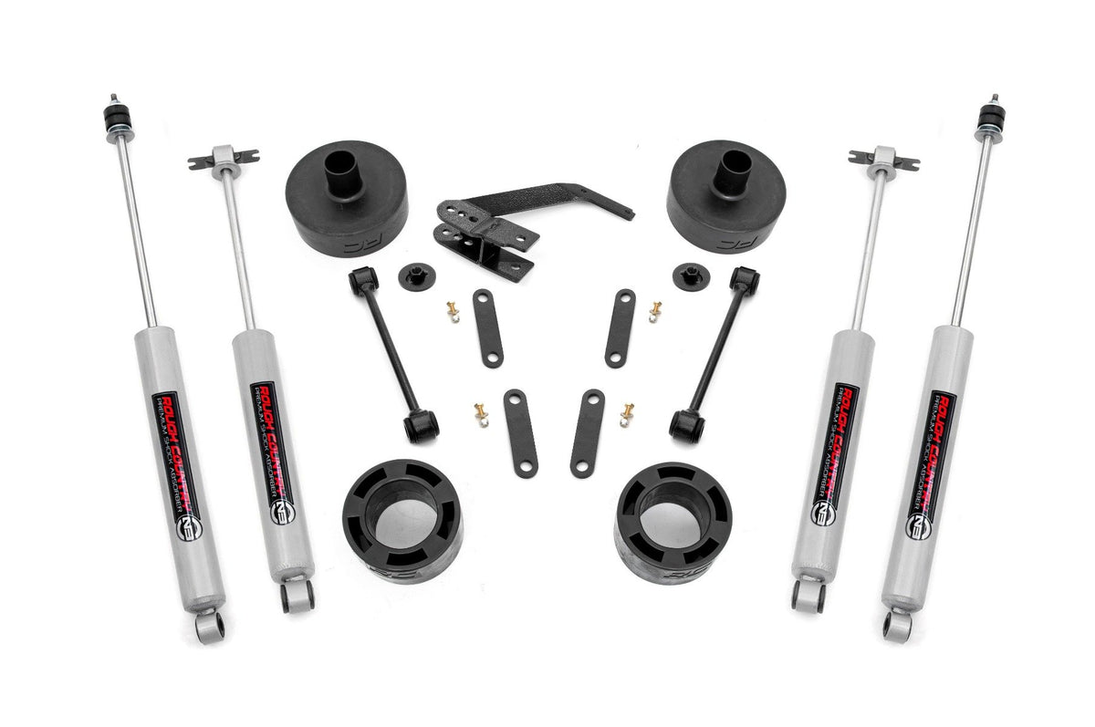 07-18 Jeep Wrangler/Unlimited 2.5 Inch Lift Kit | Spacers | Series II - Rough Country