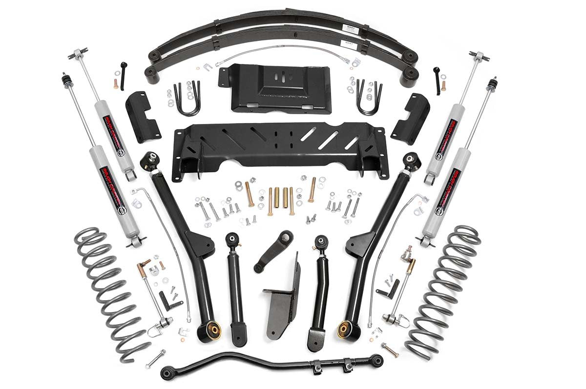 84-01 Jeep Cherokee XJ 4WD 4.5 Inch Lift Kit | Long Arm - Rough Country