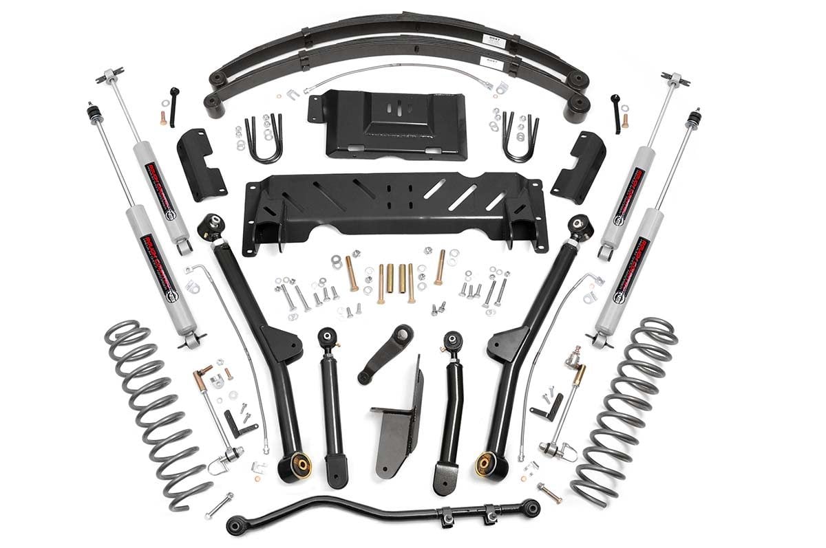 84-01 Jeep Cherokee XJ 4WD 4.5 Inch Lift Kit | Long Arm - Rough Country
