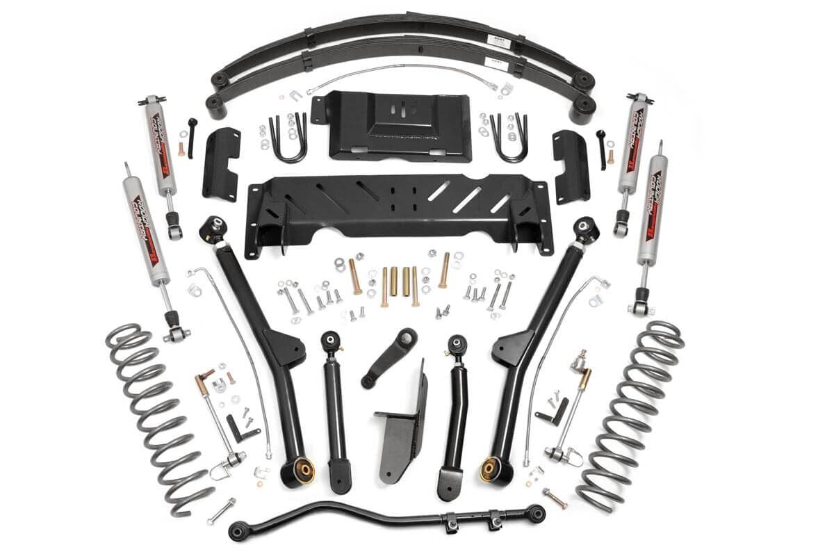 84-01 Jeep Cherokee XJ 4WD 4.5 Inch Lift Kit | Long Arm - Rough Country