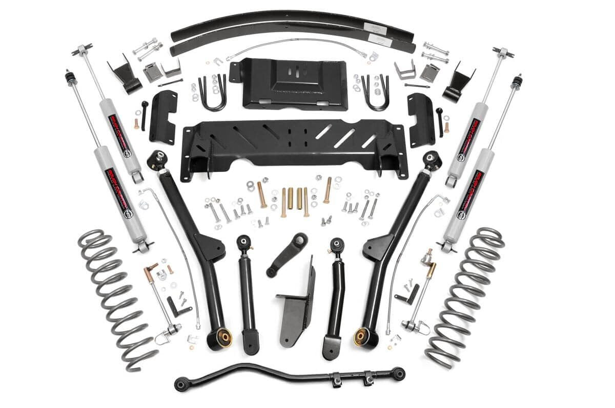 84-01 Jeep Cherokee XJ 4WD 4.5 Inch Lift Kit | Long Arm - Rough Country