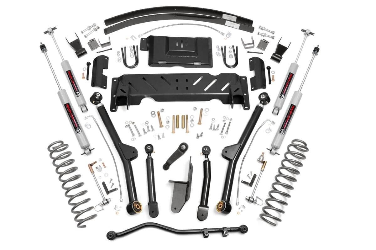84-01 Jeep Cherokee XJ 4WD 4.5 Inch Lift Kit | Long Arm - Rough Country