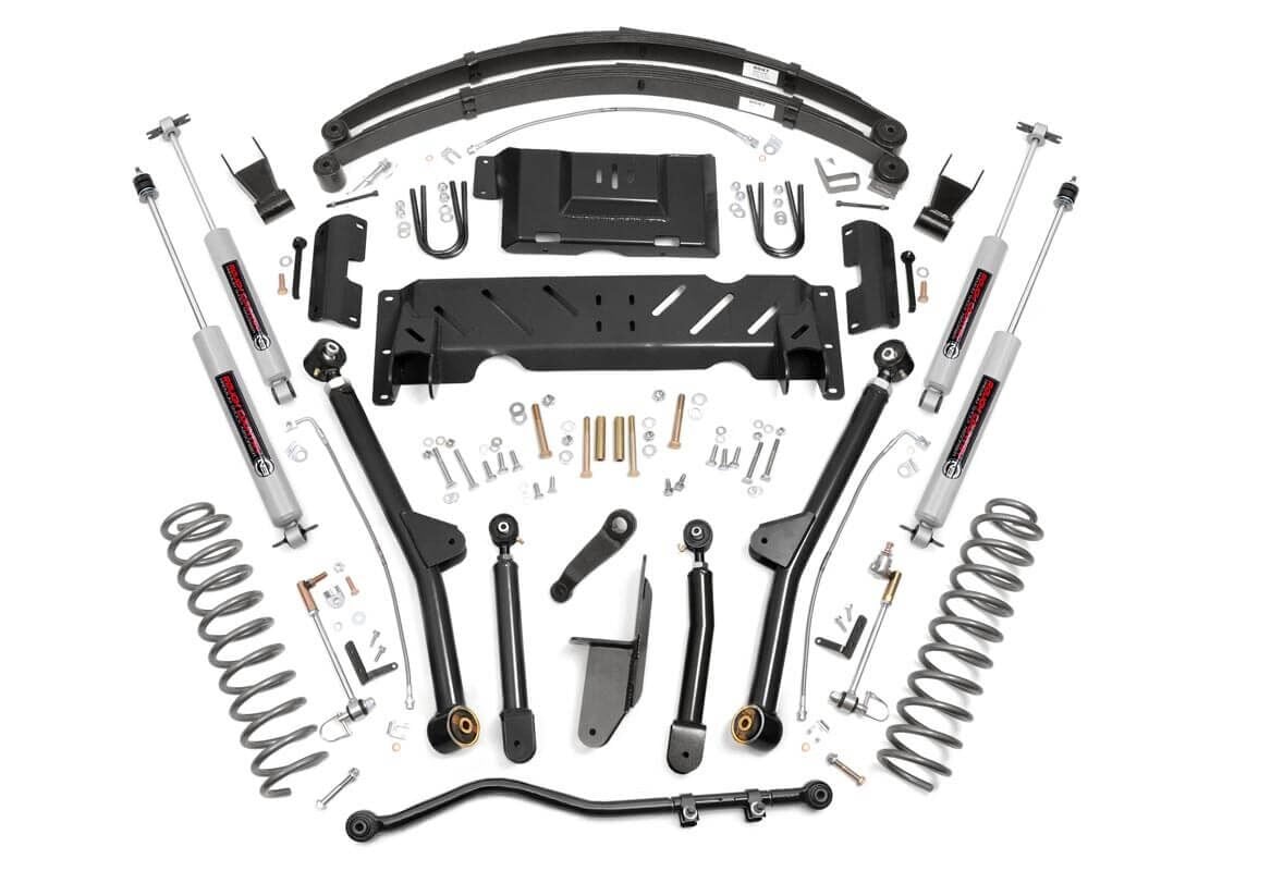 84-01 Jeep Cherokee XJ 4WD 6.5 Inch Lift Kit | Long Arm - Rough Country