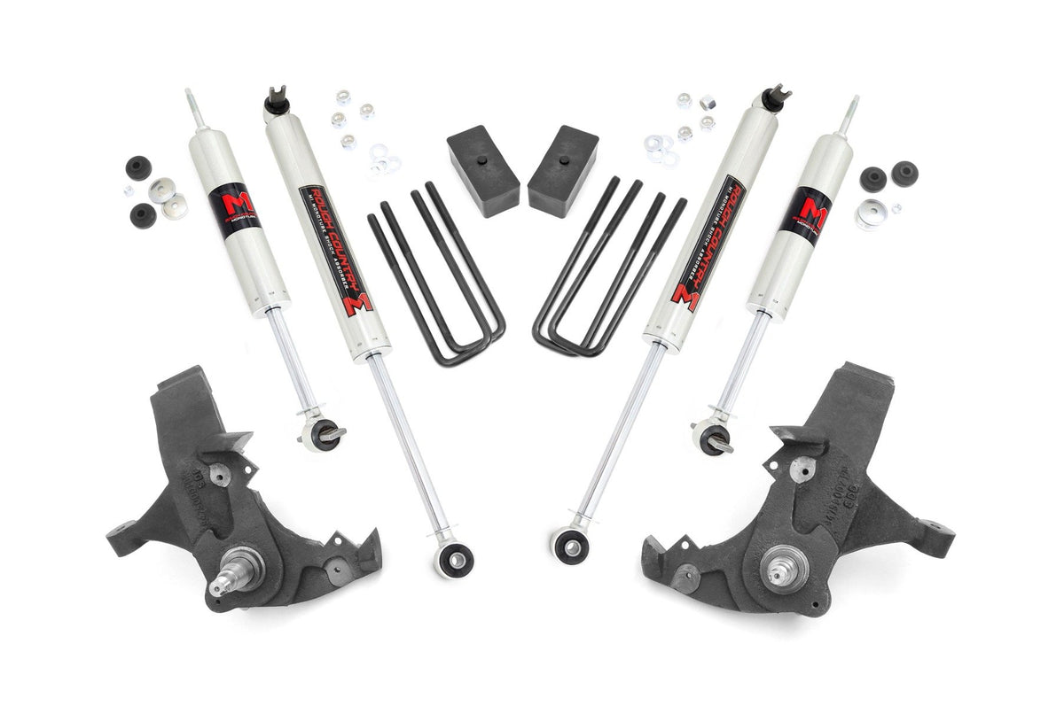 88-99 Chevy C1500/K1500 Pickup Extended Ca/Half-Ton SUV 4 Inch Lift Kit - Rough Country