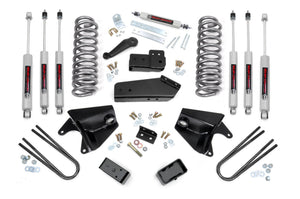 80-96 Ford Bronco 4WD 4 Inch Lift Kit | Quad Front Shocks - Rough Country