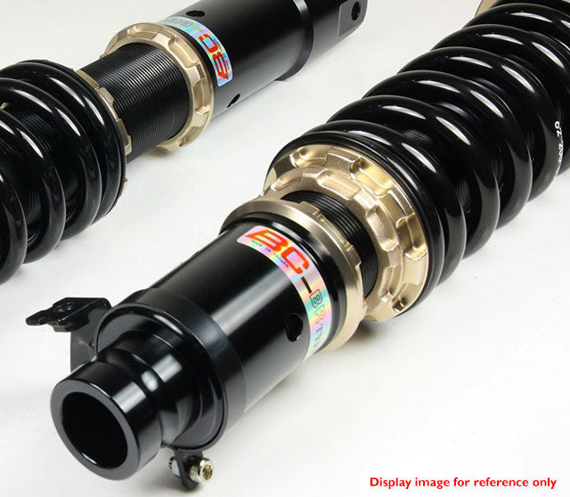 Honda Accord BC Racing coilover close up