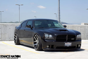 Dodge charger with BC Racing coilovers installed