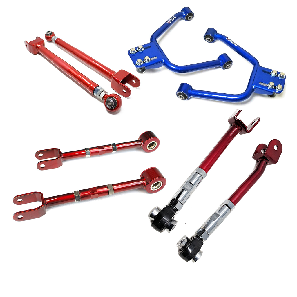 03-08 Infiniti G35 Godspeed Rear Arm Kit w/ Megan Front Neg Camber arms