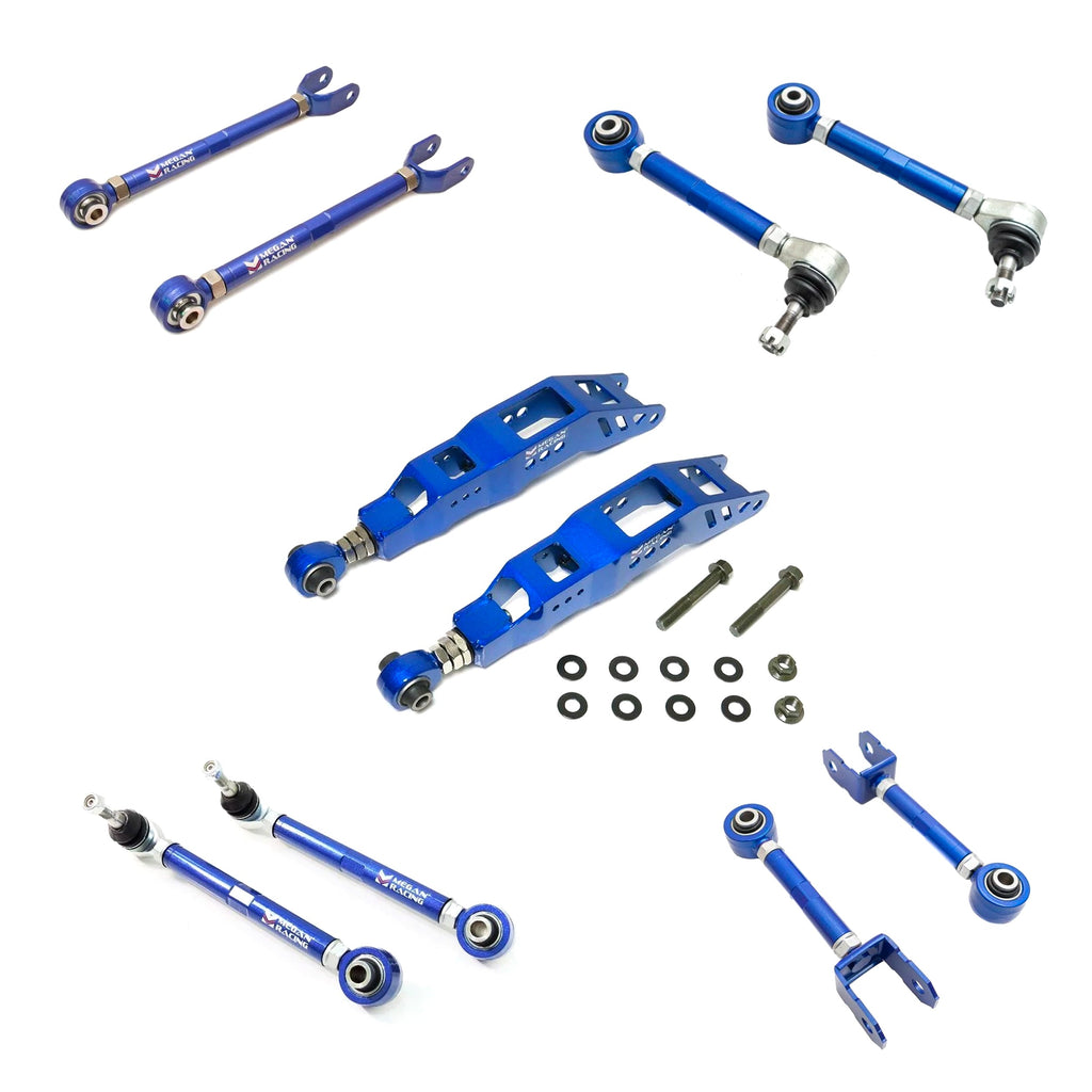 レクサスis350 ナックルアーム 左右セットとネギャンアダプター 06-13 Lexus IS350 / IS250 Megan Racing Rear Arm Kit